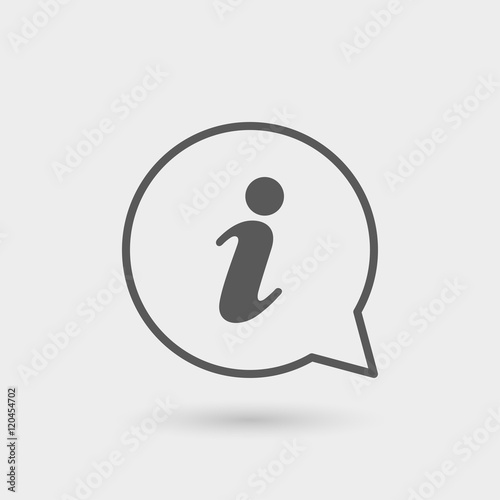 information thin line icon