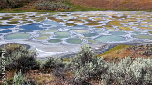 Spotted Lake in British Columbia, Canada