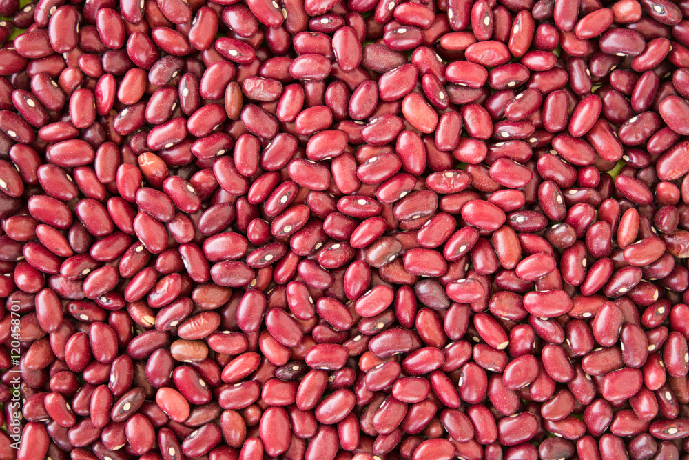 Red kidney bean texture background. Also called Rajma or Mexican Bean