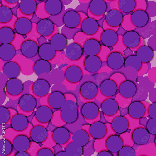 Purple, pink circles background