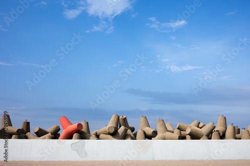 Sea Breakwater and Be Different Concept