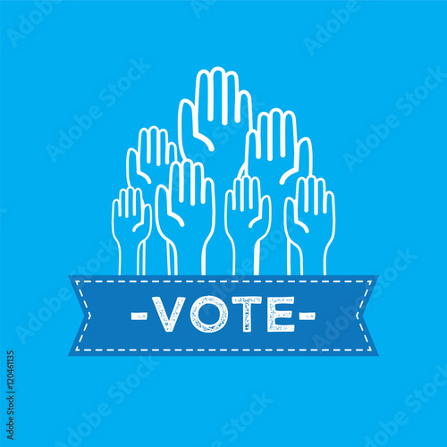 Vote raised hand