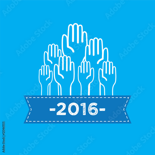 Vote raised hand
