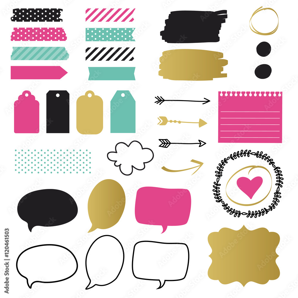 Stickers For Organized Your Planner Template For Planner Scrapbooking