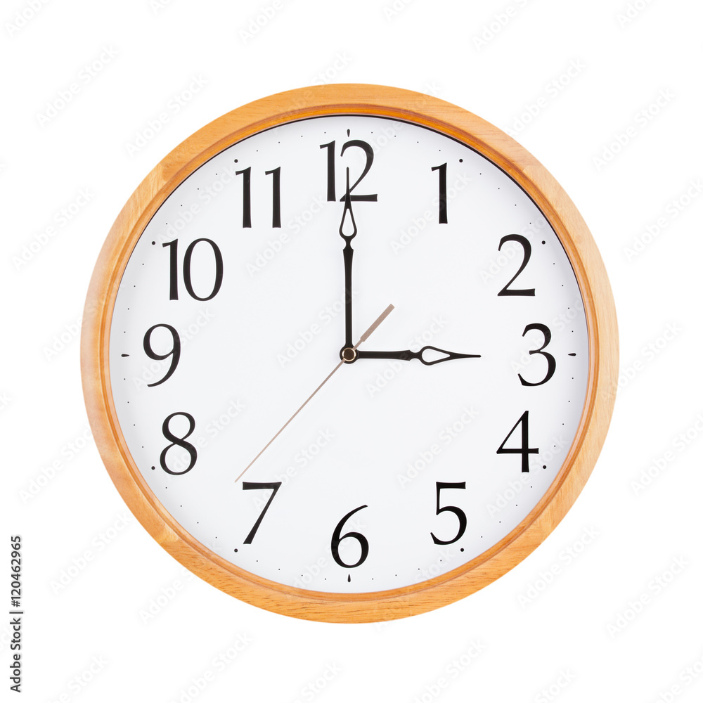 Exactly three o'clock Exactly three o'clock