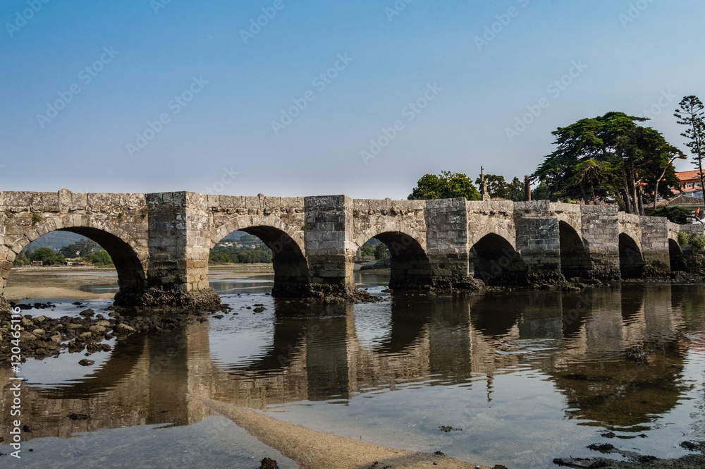Puente Romano la Ramallosa, Vigo, Baiona, Pontevedra
