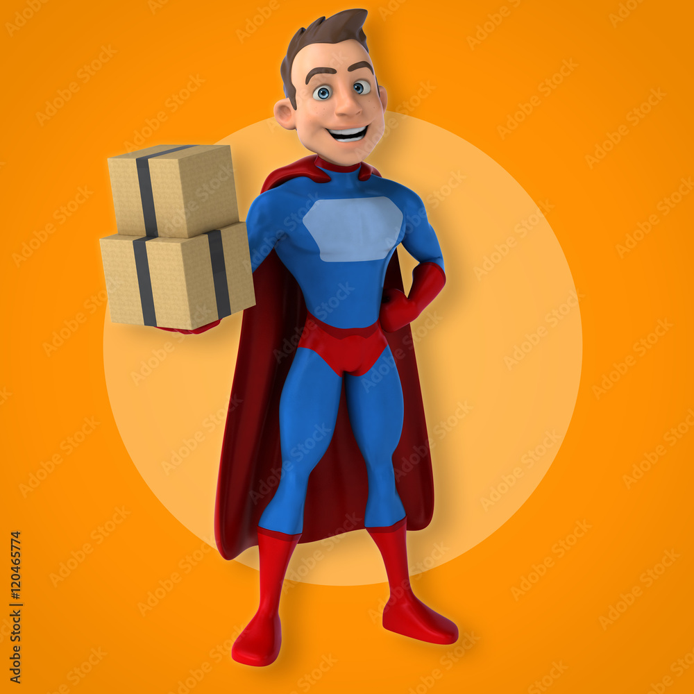 Fun Superhero 3D Illustration Stock Illustration Adobe Stock fun-superhero-3d-illustration-stock-illustration-adobe-stock