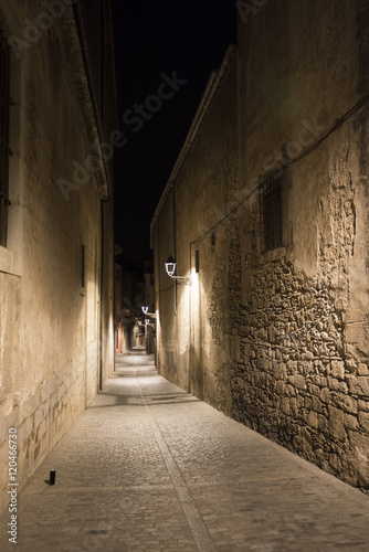 Girona  Catalunya  Spain  by night
