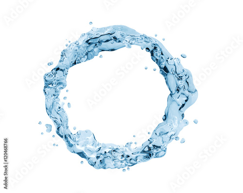 Water splash whirl, water ring