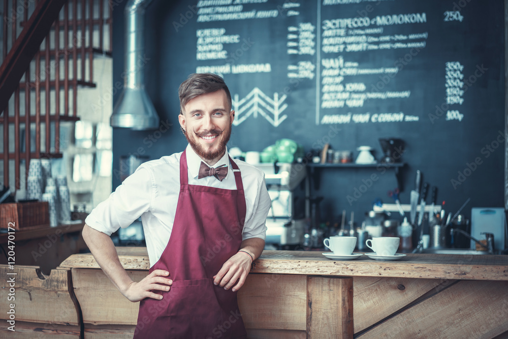 Fotografie Happy barista