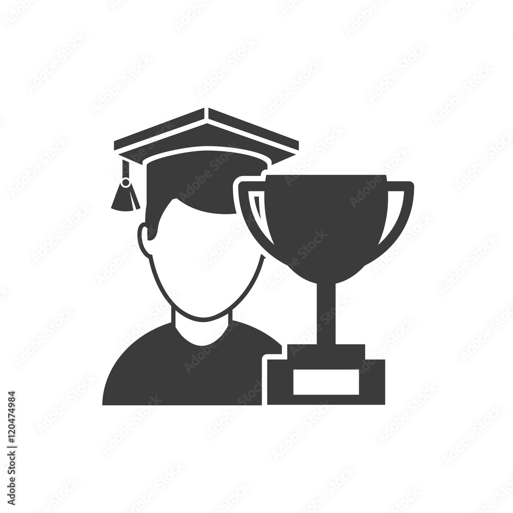 avatar graduated with education icon vector illustration design avatar graduated with education icon vector illustration design