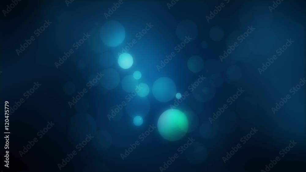 blue bokeh abstract motion background