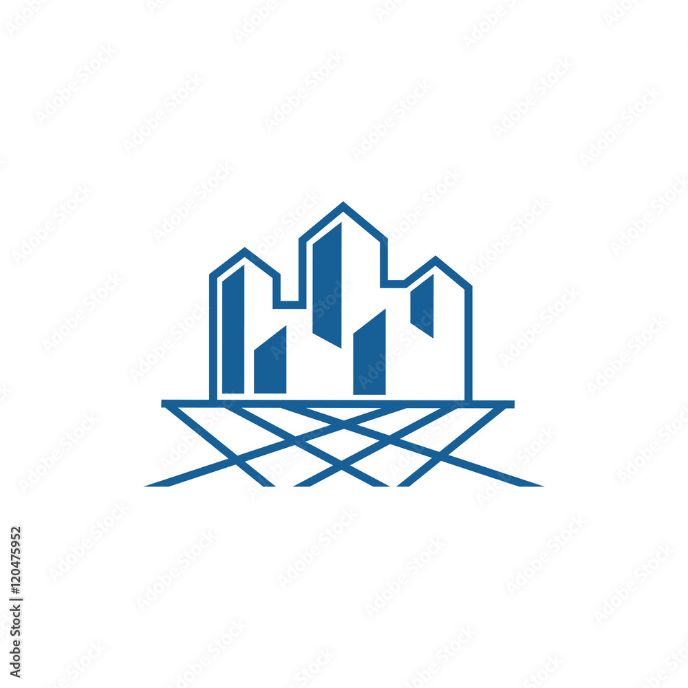Modern Abstract Building Logo Modern Abstract Building Logo