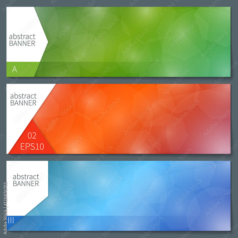 Banner Template Set Banner Template Set