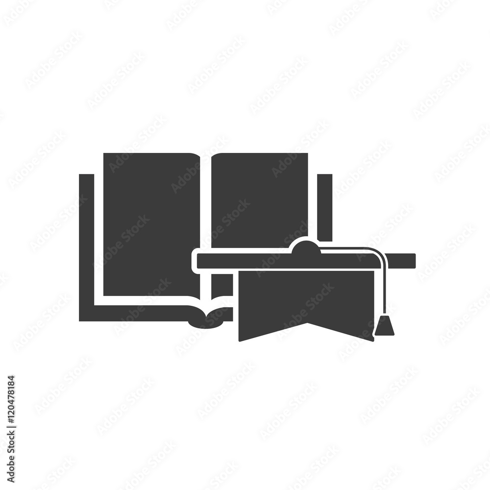 textbook with education icon vector illustration design textbook with education icon vector illustration design