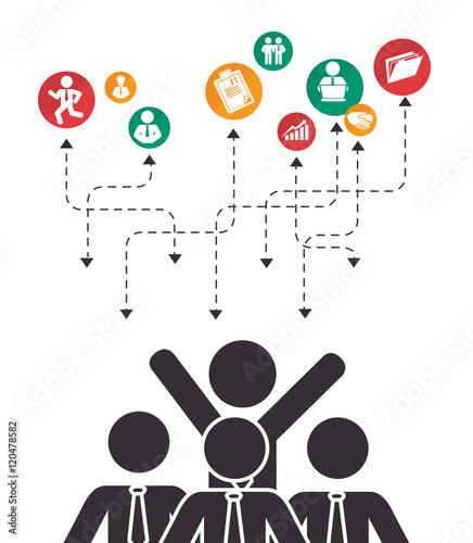 human resources recruit hired design isolated vector illustration eps 10