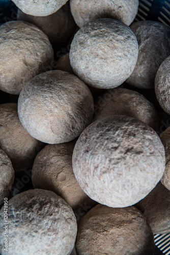 Group of marble balls prepare for Loknimit photo