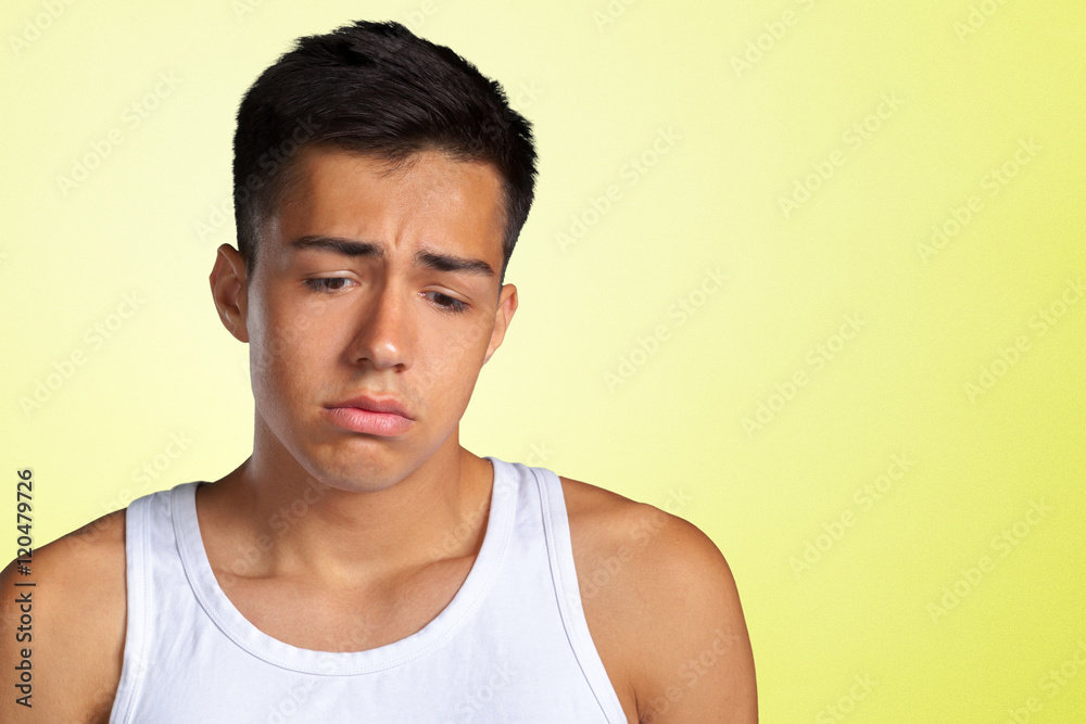 sad young man sad young man