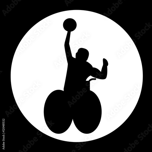 Sports for peoples with disabled activity. 