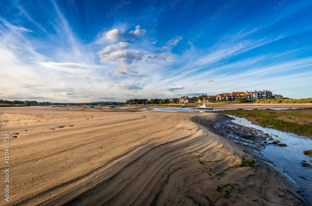 Alnmouth on the Northumberland coast, England Alnmouth on the Northumberland coast, England