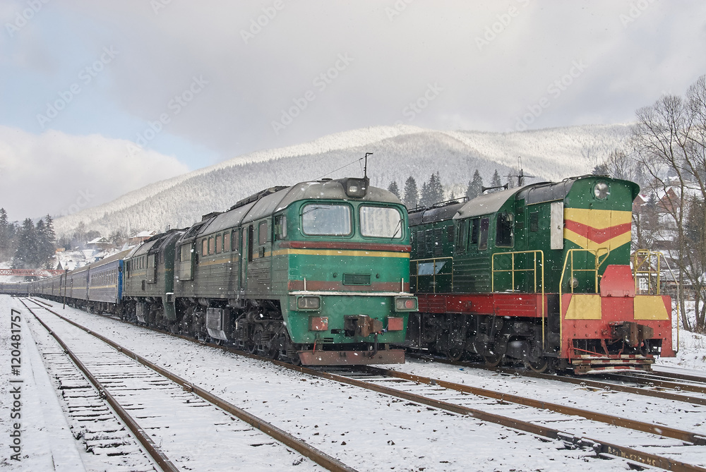 Old diesel passenger trains