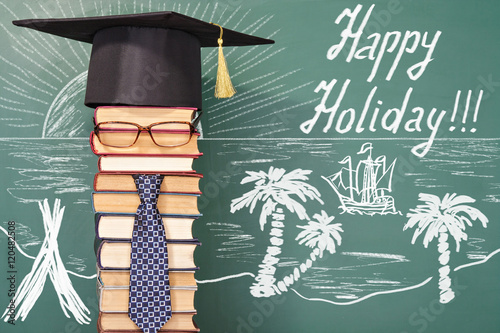 Happy school holiday concept