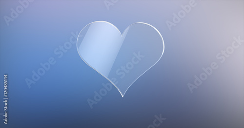 Like Heart Glass 3d Icon