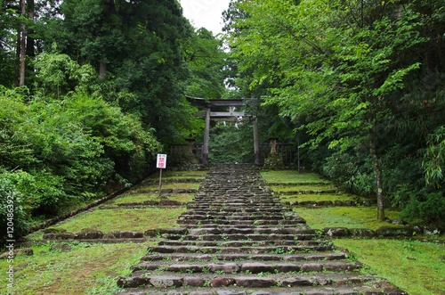 福井県勝山市の平泉寺の白山神社