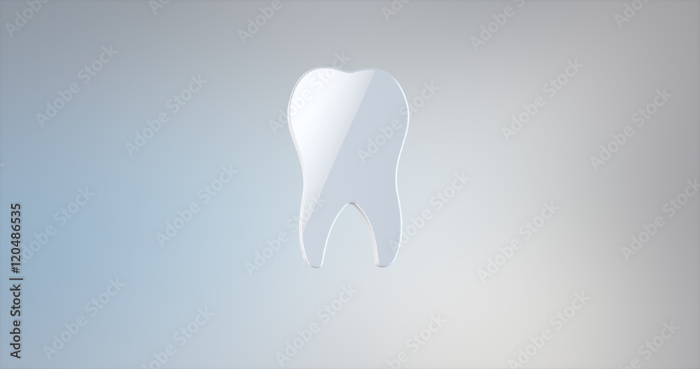 Tooth White 3d Icon Tooth White 3d Icon