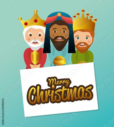 three wise kings manger design design vector illustration eps 10