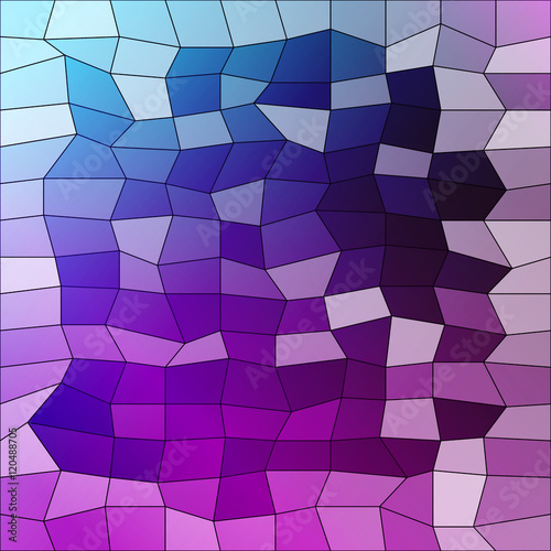 square purple and blue polygonal background. vector illustration