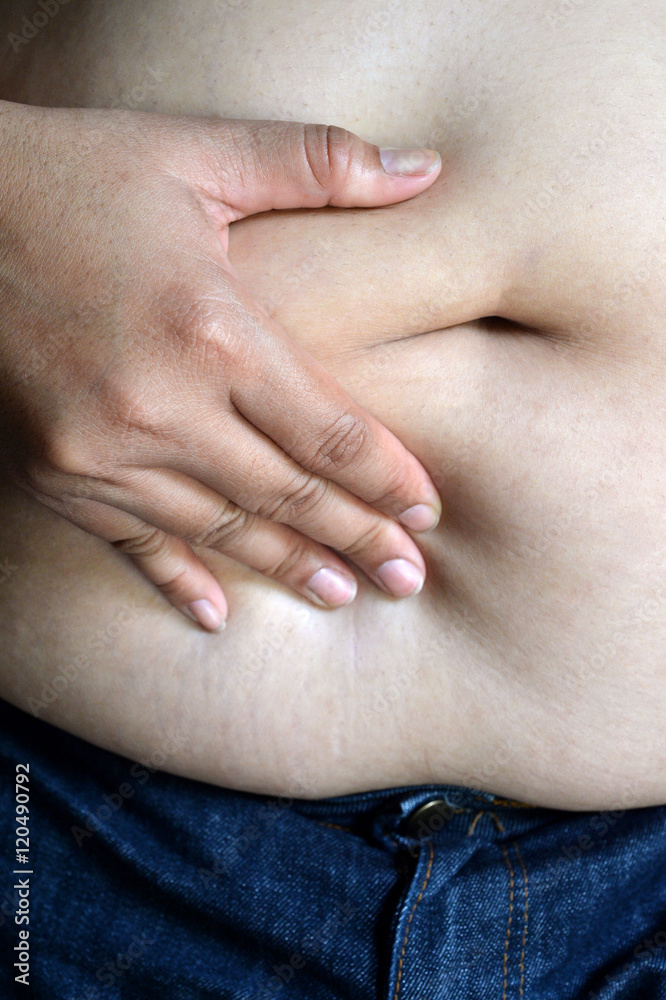 Fat Belly Woman