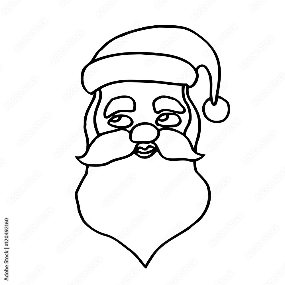Santa claus face Santa claus face