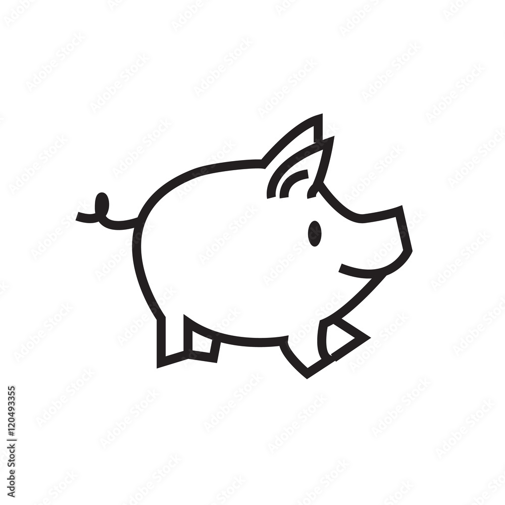 Fototapeta premium Pig