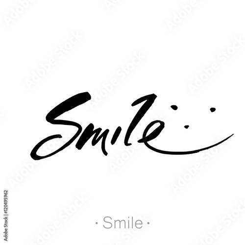 smile_lettering_design