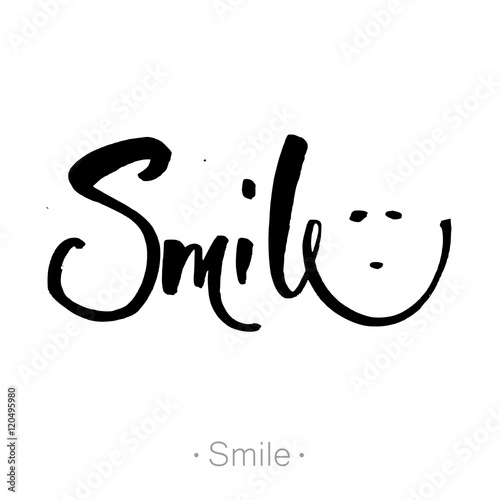 smile_lettering_design