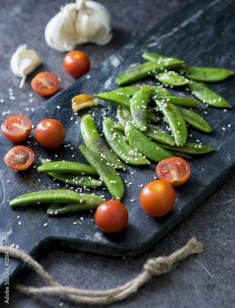 Homemade sauteed sugar snap peas Homemade sauteed sugar snap peas