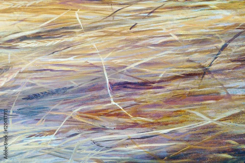 Obraz Płótno uziemione poziomymi włóknami