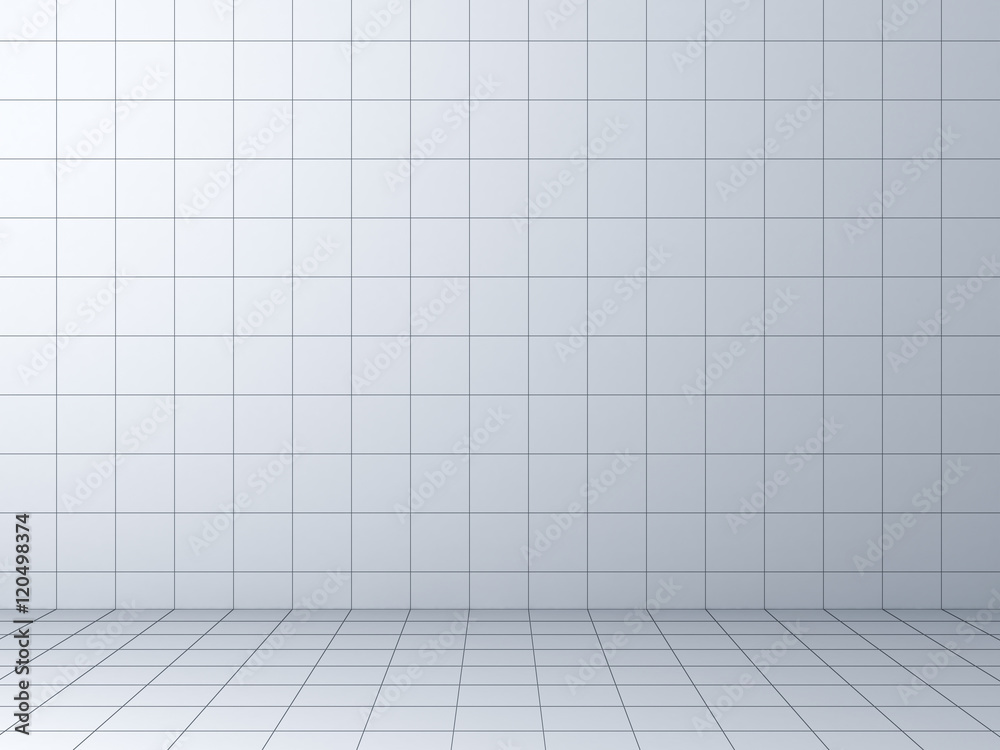 Perspective grid background 3D rendering Perspective grid background 3D rendering