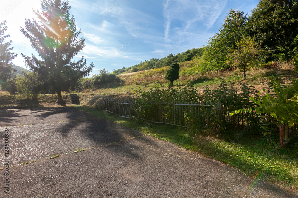 Fototapeta premium Spätsommerliche Landluft