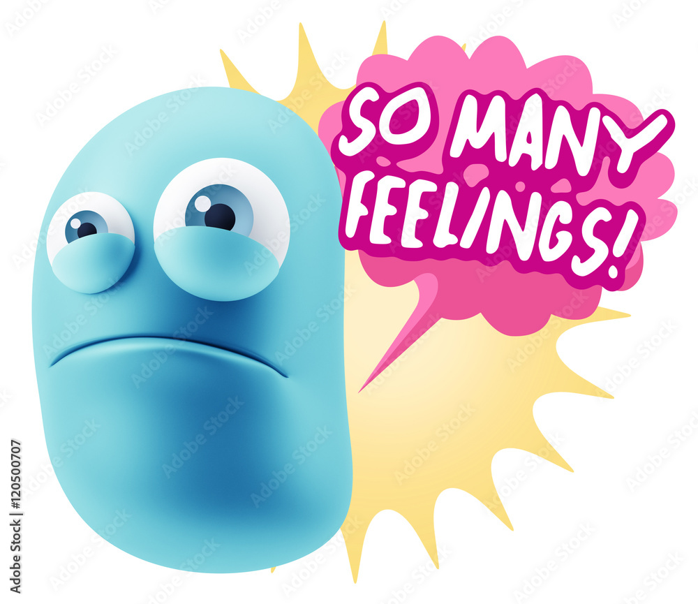 3d Illustration Sad Character Emoji Expression saying So Many Fe 3d Illustration Sad Character Emoji Expression saying So Many Fe