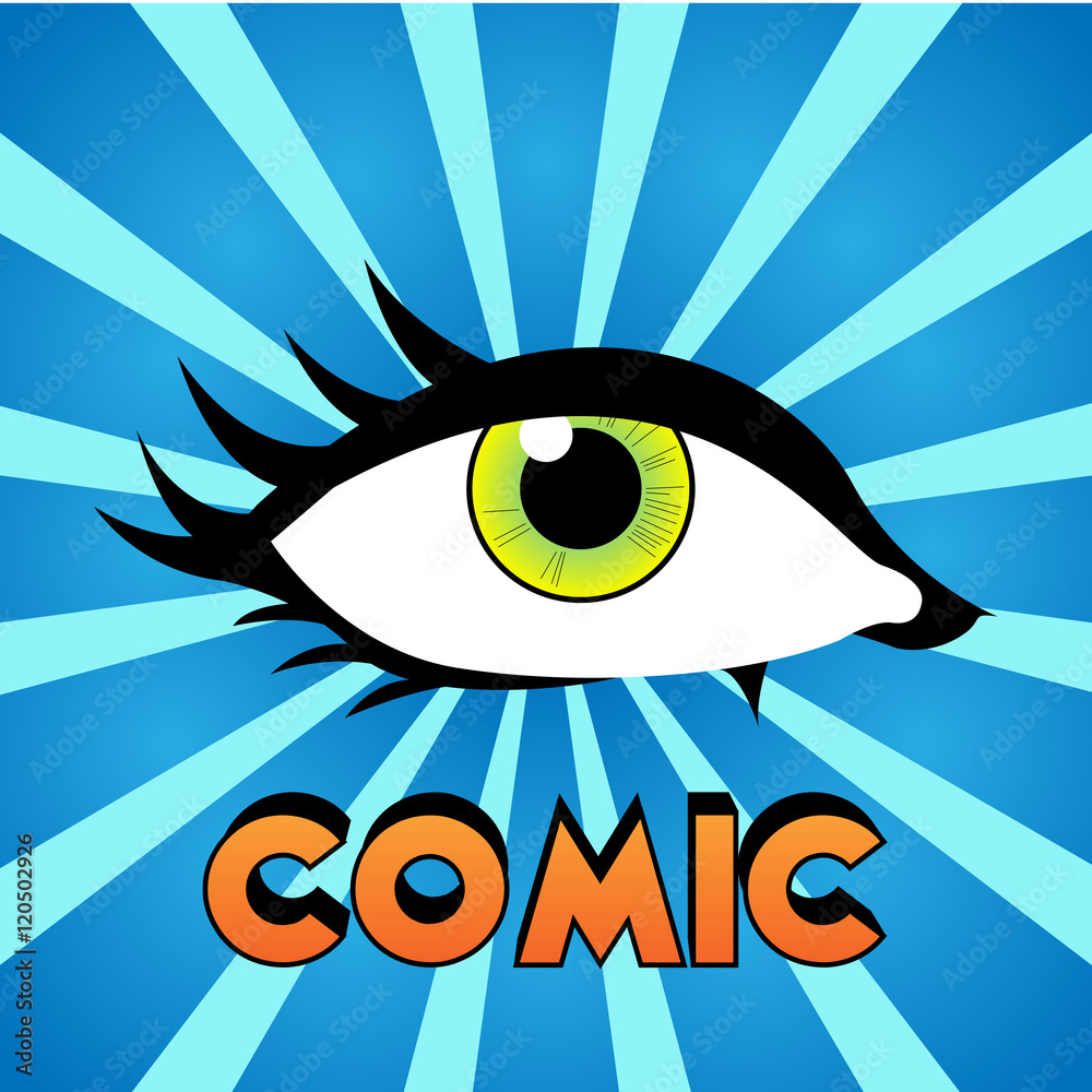 Obraz premium Comic pop art