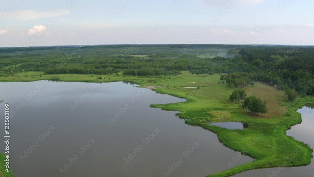 Flight Over the River in Ukraine 4k Flight Over the River in Ukraine 4k