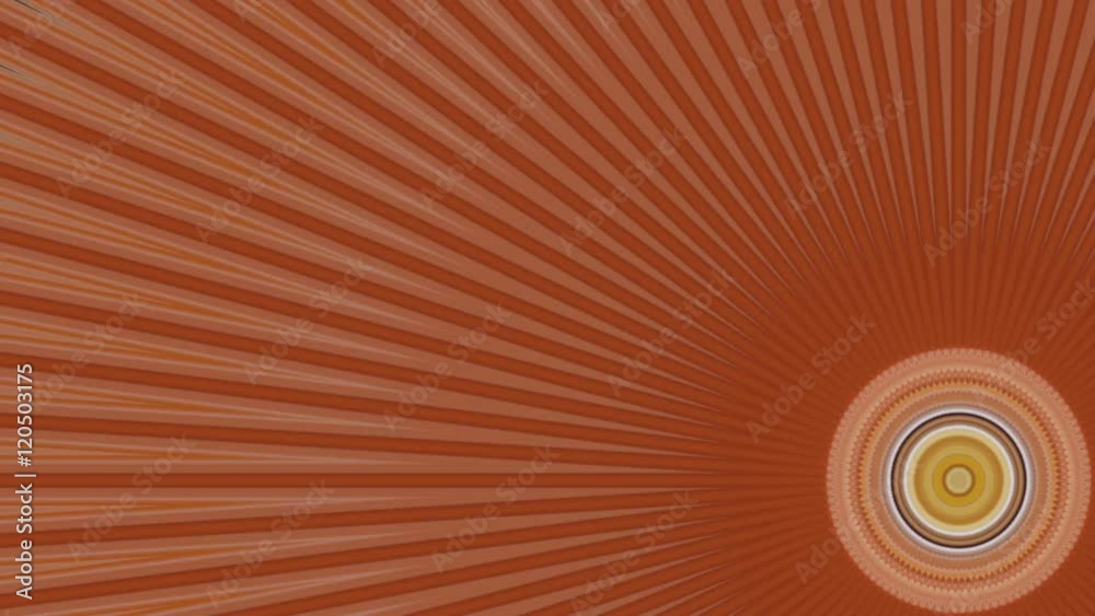 Diseño de color fractal y circular con radiacion . Caleidoscopio
