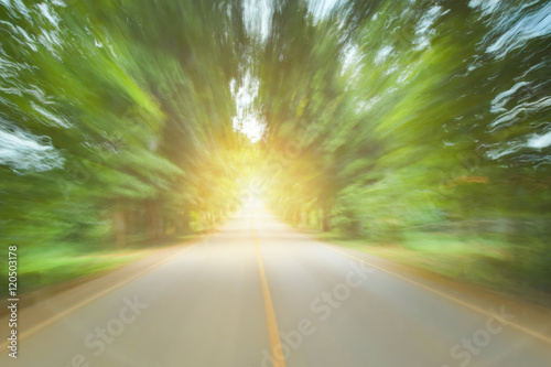 Road in motion blur with light concept faster to goal success © jes2uphoto