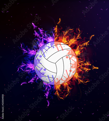 volleyball on fire © kraft2727