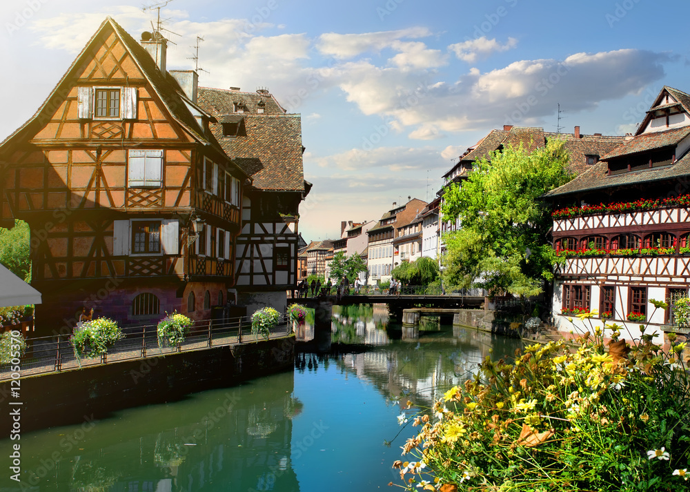 Fototapeta premium Petite France in Strasbourg