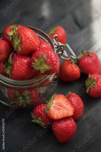Fresh ripe strawberry