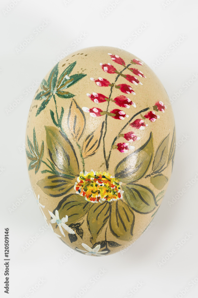 isolated Sorbian painted easter egg on white background, freigestelltes sorbisches Osterei vor weißem Hintergrund isolated Sorbian painted easter egg on white background, freigestelltes sorbisches Osterei vor weißem Hintergrund