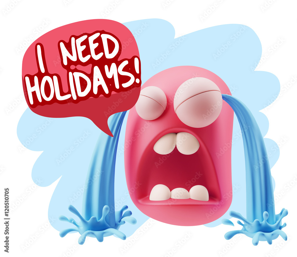3d Illustration Sad Character Emoji Expression saying I Need Hol 3d Illustration Sad Character Emoji Expression saying I Need Hol